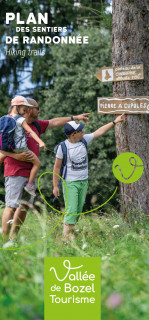 Plan des sentiers Vallée de Bozel Tourisme 2026