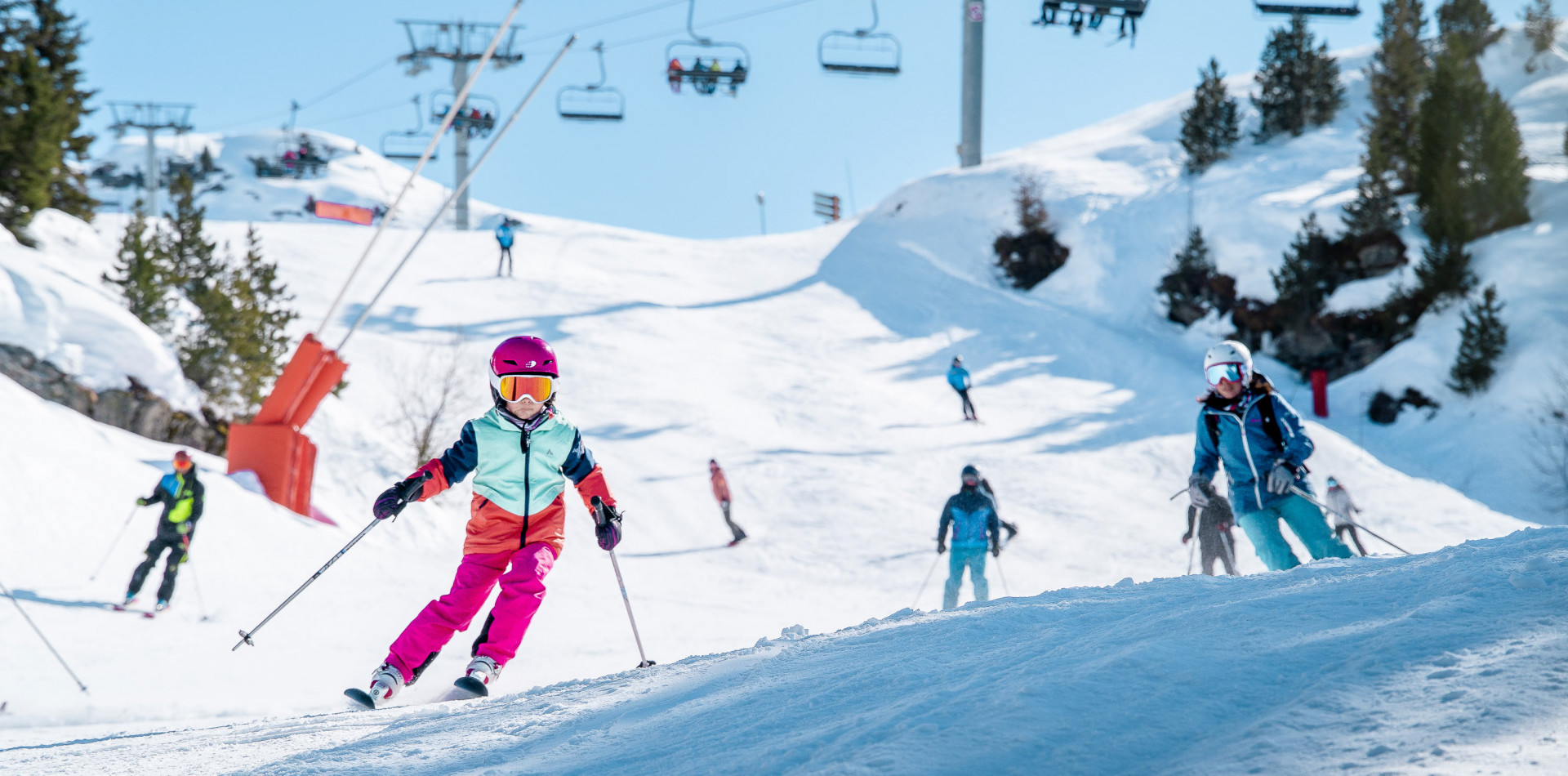 A proximité des grands domaines skiables