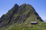 Refuge du Grand Bec avec pointe de la Vuzelle - Planay