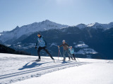 Ski de fond avec une magnifique vue sur la Vallée
