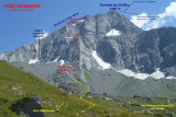 Grande voie : Le Grand Bec - Voie Granger - Planay