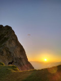 Coucher de soleil au refuge du Grand Bec