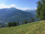 Vue sur Courchevel depuis la boucle du Dou de St Maurice - Feissons sur Salins