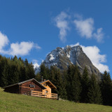 Fournier map, starting from the Grand Bec refuge circuit (via Fontaine Froide) - Planay