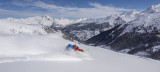 Skieur freeride