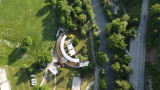 Le river camp vu du ciel Le river camp vu du ciel