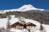 La Rochette en hiver, départ du circuit des Montagnettes - Le Planay