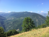 Vue sur la vallée de Meribel depuis la boucle du Dou de St Maurice - Feissons sur Salins - © Nadia Chevassu Vue sur la vallée de Meribel depuis la boucle du Dou de St Maurice - Feissons sur Salins