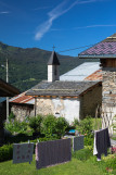 Vue village les Champs sur la boucle de Plansoie - Bozel - © Geoffrey Vabre Vue village les Champs sur la boucle de Plansoie - Bozel