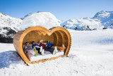 pause détente sur les pistes de la station de ski de Méribel - © Méribel Tourisme - Sylvain Aymoz pause détente sur les pistes de la station de ski de Méribel