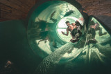 Swimming pool and water slide_Pralognan-la-Vanoise - © Damien Largeron Swimming pool and water slide_Pralognan-la-Vanoise