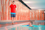 Swimming pool and water slide_Pralognan-la-Vanoise - © Damien Largeron Swimming pool and water slide_Pralognan-la-Vanoise