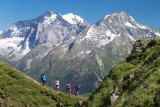 360° walking tour over 2 days on the crests of Mont Jovet