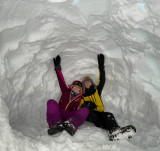balade raquette igloo - © guides courchevel balade raquette igloo