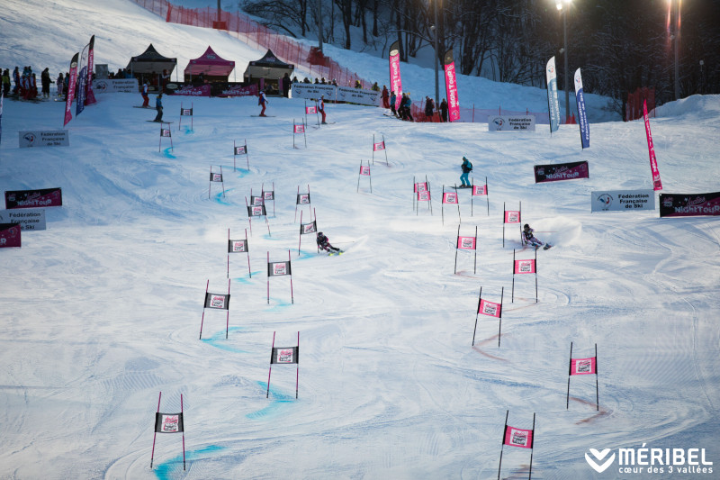 ski race in Méribel