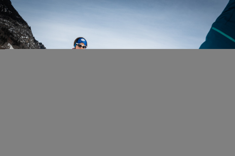 Piste de ski de fond à Bozel
