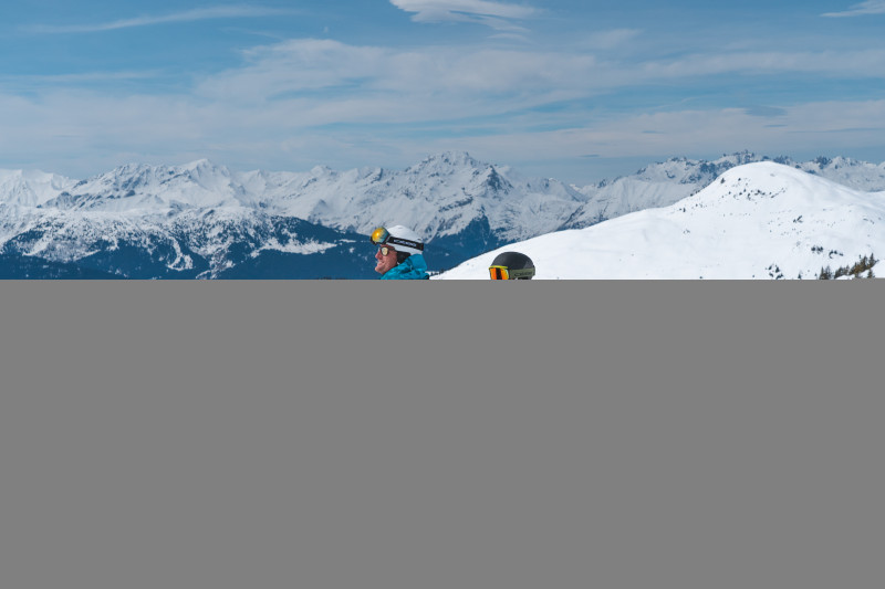 Grand domaine skiable à la  Plagne