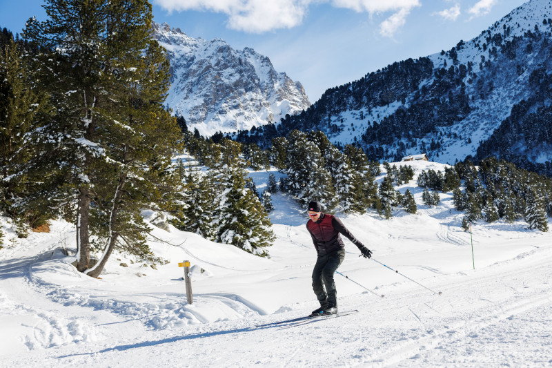 Cross country skiing : Lac de Tueda Méribel