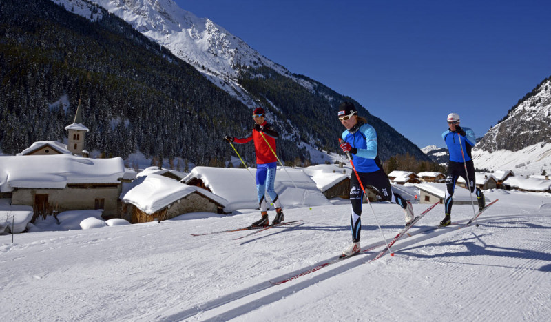 Cross-country skiing - La Plagne - © OTGP Cross-country skiing - La Plagne