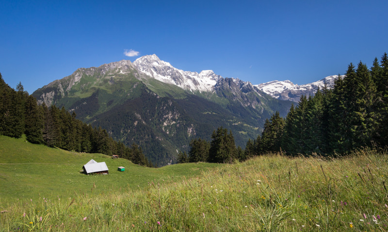 Vue depuis la boucle de la Duy - Bozel