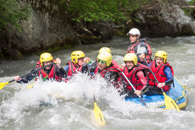 Rafting sur l'Isère - © Franceraft Rafting sur l'Isère