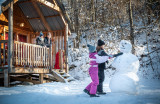 Les chalet Huttopia de Bozel