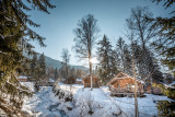 Les chalet Huttopia de Bozel