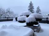 Location vacances - Bozel - Terrasse hiver