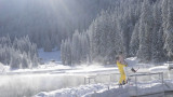 Raquettes à neige avec un guide_Bozel