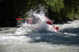 Rafting on the Isère