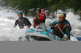 rafting sur le Doron de Bozel