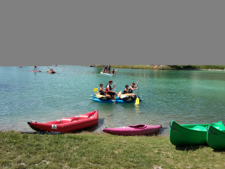 Kayak lac de Bozel