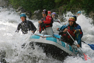 rafting sur le Doron de Bozel