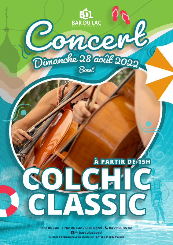 Concert Colchic Classic - Bar du lac - Bozel