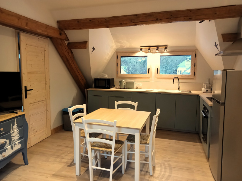 Location vacances - Planay – Vallée de Bozel - Salon / cuisine