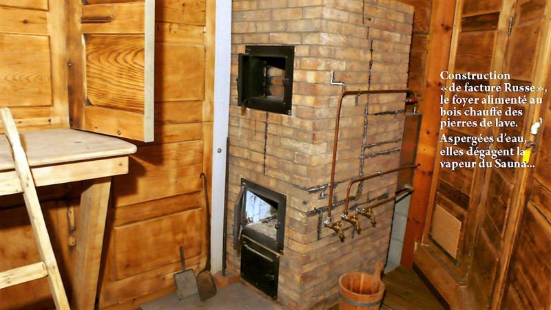 Location vacances - Bozel - Sauna - Foyer au bois