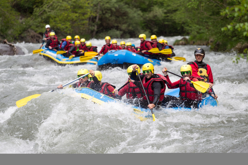 Rafting on the Isère