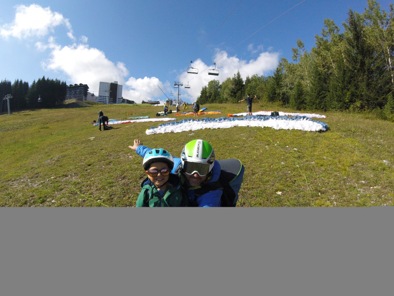 Vol enfant - Boz'aile parapente Bozel