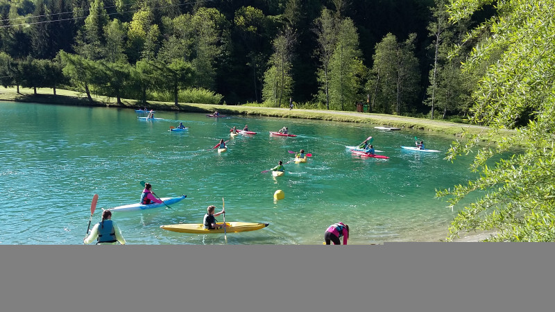 Kayak lac de Bozel