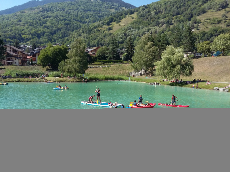 Kayak lac de Bozel