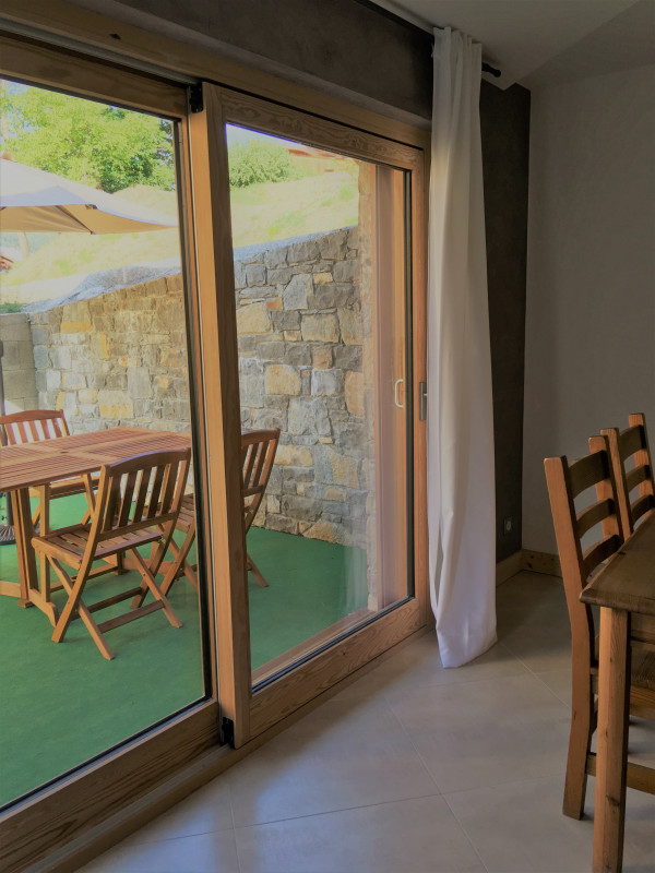 Location vacances - Bozel - Vue sur la terrasse