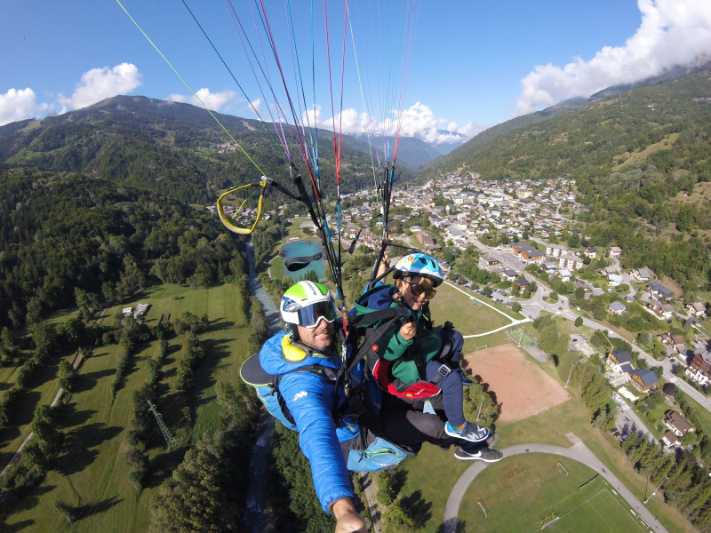 Vol enfant - Smiles parapente - Bozel