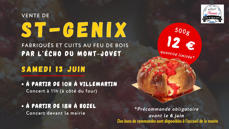 Vente de Saint Genix en musique_Bozel