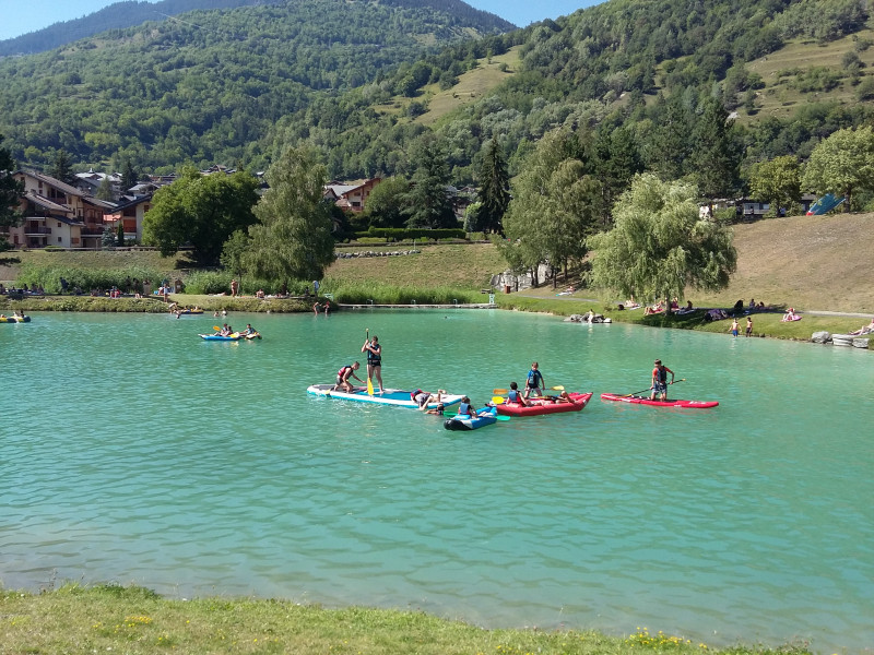 Kayak lac de Bozel - © Moutiers canoe kayak Kayak lac de Bozel