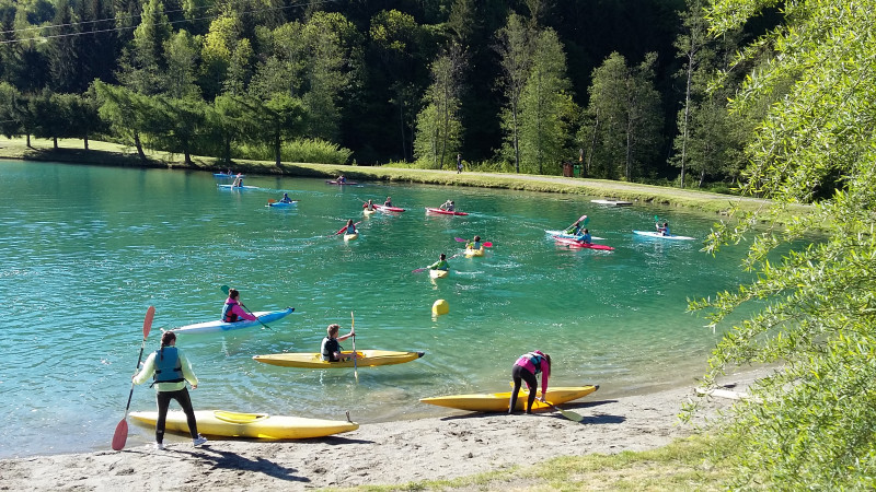 Kayak lac de Bozel - © Moutiers Kayak Kayak lac de Bozel