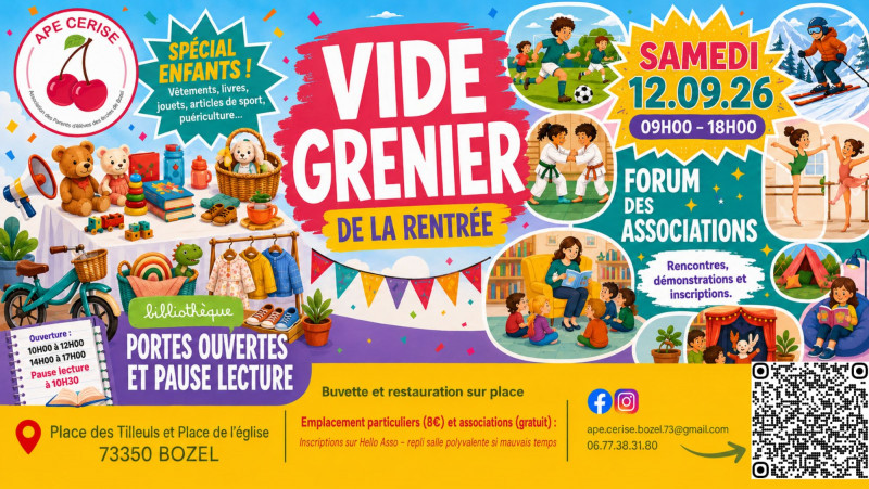 Vide grenier spécial enfants_Bozel
